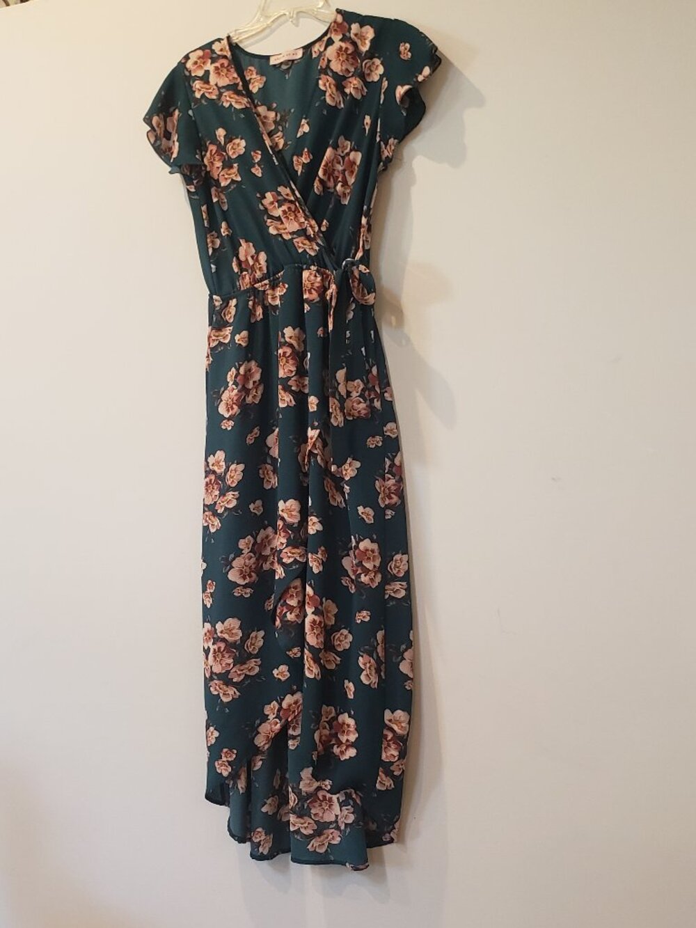 Dream of Me Green High -Low Dress  Large